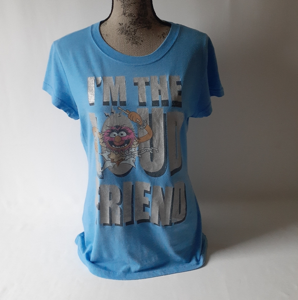 The Muppets Animal girls blue short sleeve graphic t-shirt XXL